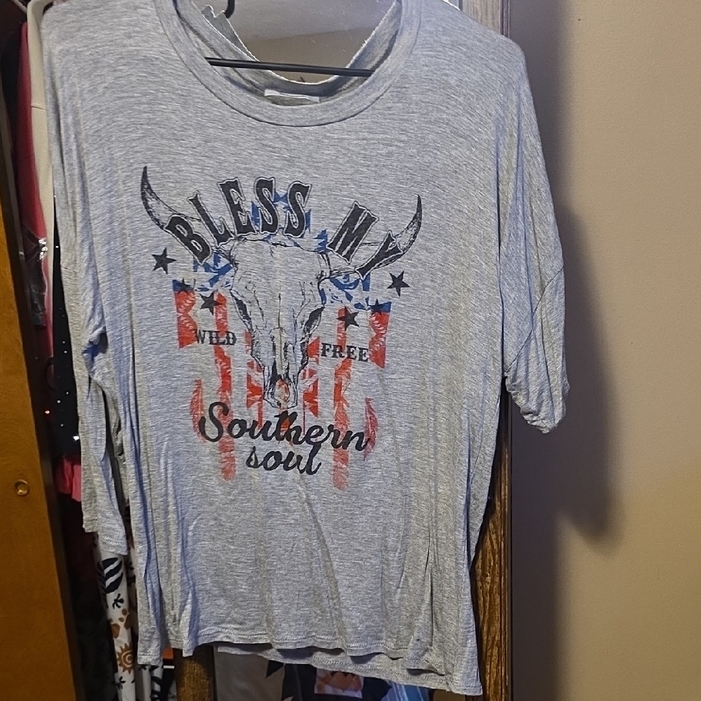 Gray Southern Soul Women T-Shirt